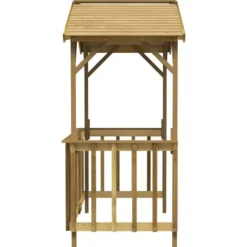 vidaXL - Barbecue-overkapping 163,5x93x210 cm geïmpregneerd grenenhout