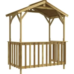 vidaXL - Barbecue-overkapping 163,5x93x210 cm geïmpregneerd grenenhout
