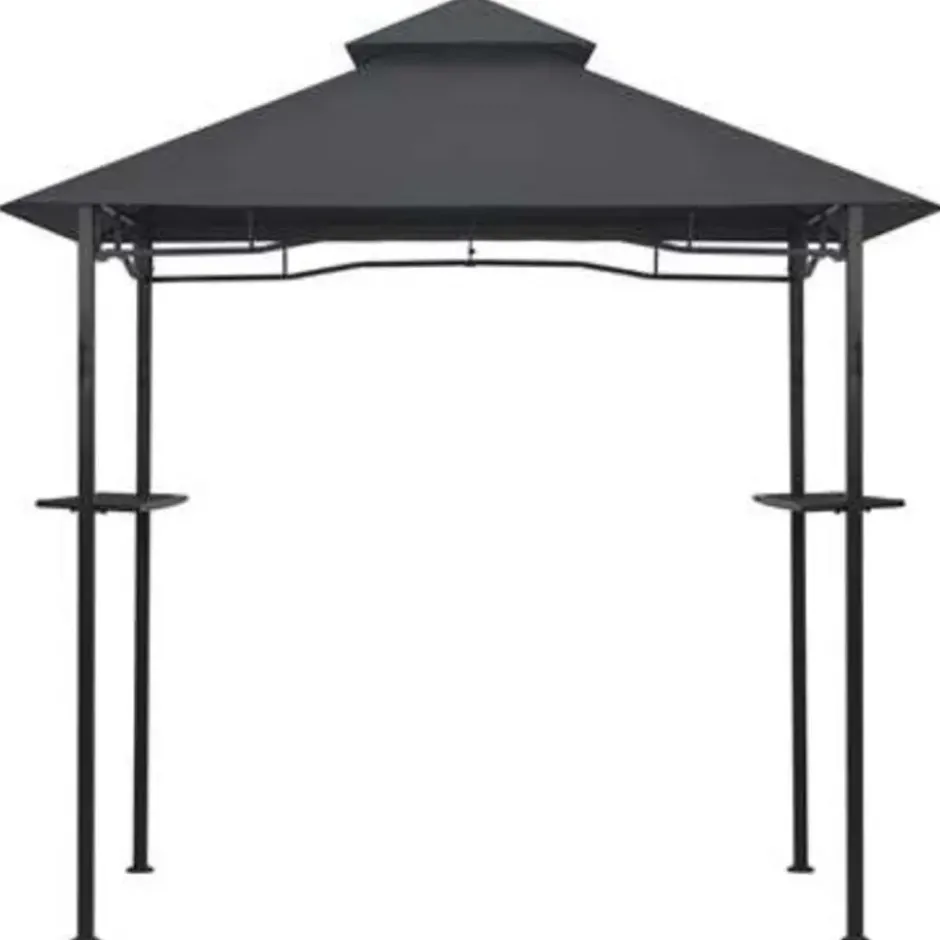 vidaXL - Barbecue Paviljoen - Antraciet - Staal