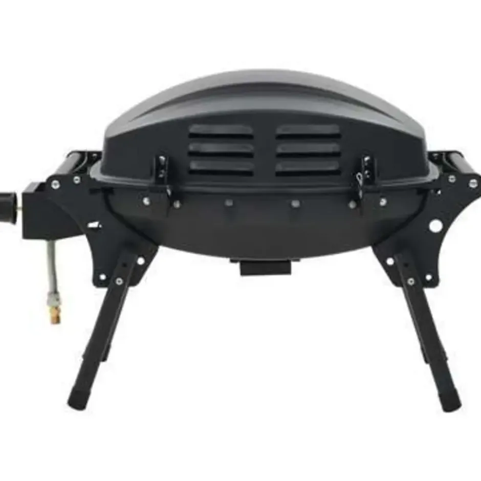 vidaXL - Barbecue - Zwart - Staal