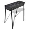 vidaXL - Barbecue - Zwart - Staal