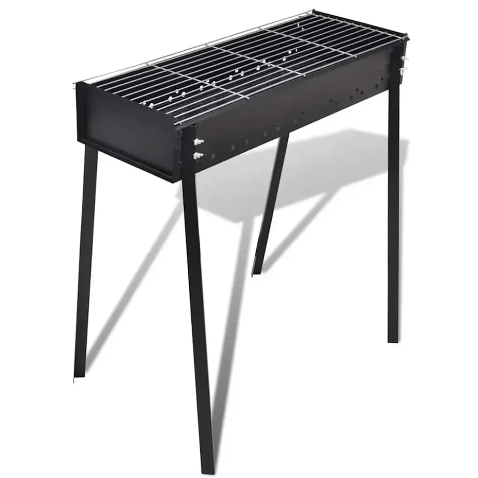 vidaXL - Barbecue - Zwart - Staal