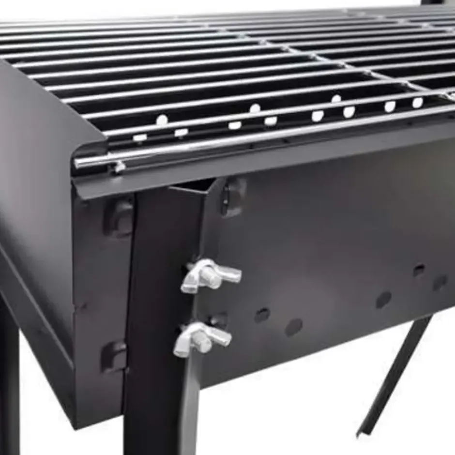 vidaXL - Barbecue - Zwart - Staal