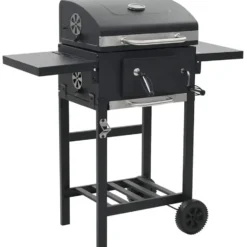 vidaXL - Barbecue - Zwart - Staal