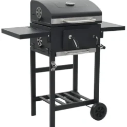 vidaXL - Barbecue - Zwart - Staal