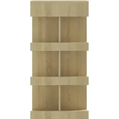 vidaXL - Bartafel - Bruin - Bewerkt hout