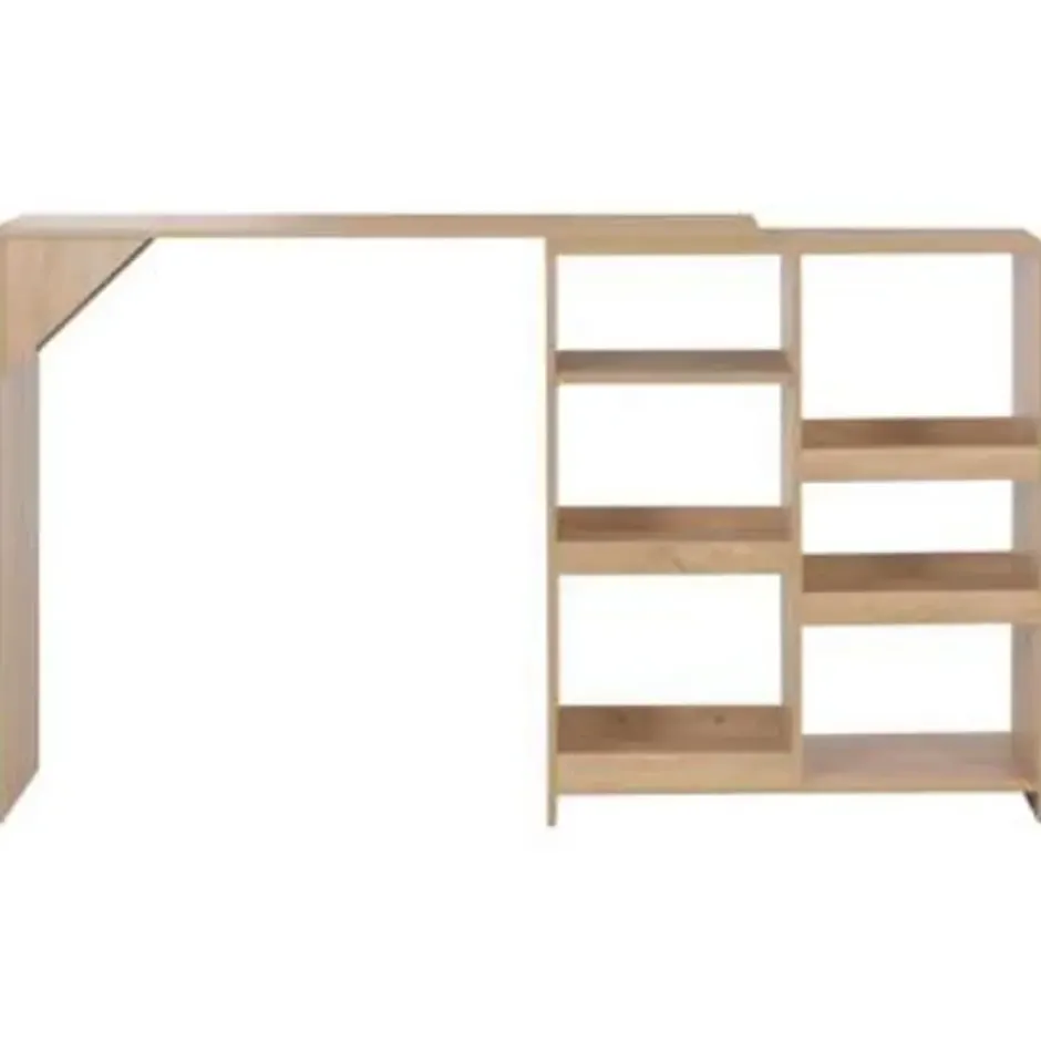 vidaXL - Bartafel - Bruin - Bewerkt hout
