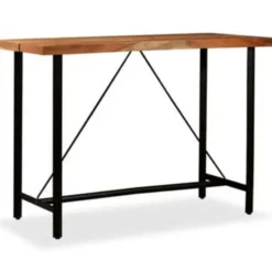 vidaXL - Bartafel - Bruin - Hout - 150 x 70 x 107 cm
