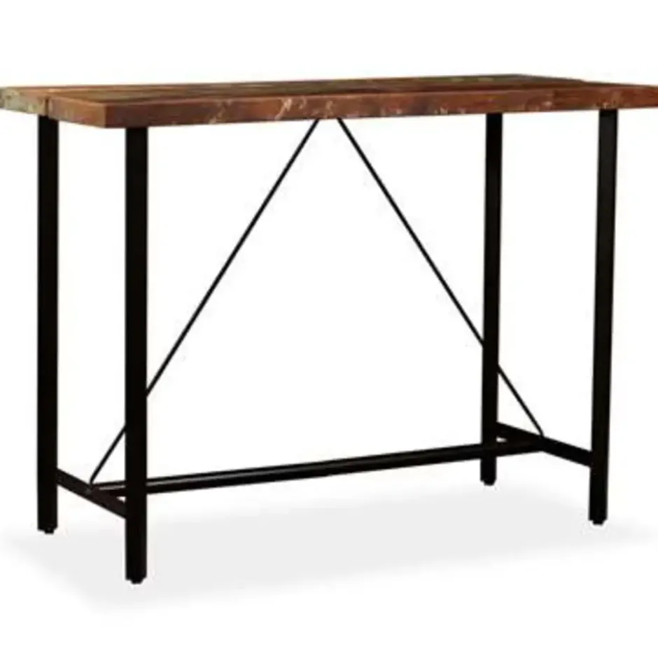 vidaXL - Bartafel - Bruin - Hout - 150 x 70 x 107 cm