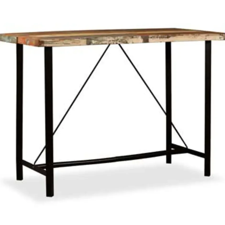 vidaXL - Bartafel - Bruin - Hout - 150 x 70 x 107 cm