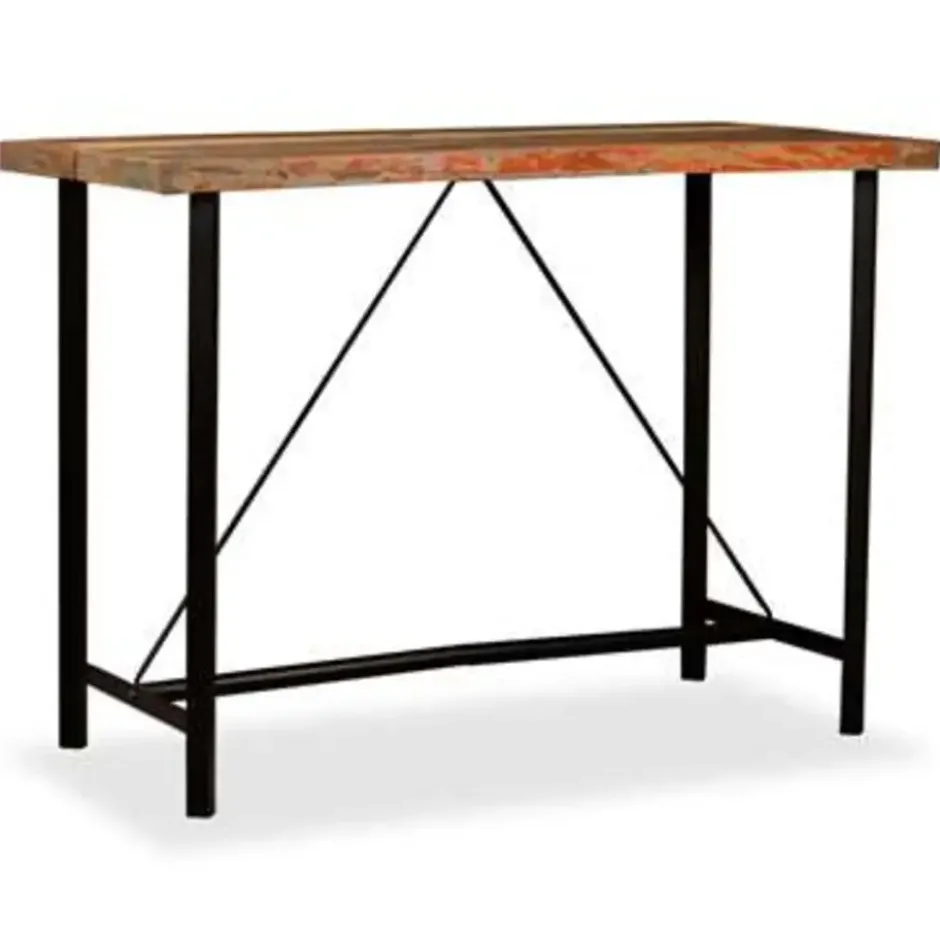 vidaXL - Bartafel - Bruin - Hout - 150 x 70 x 107 cm