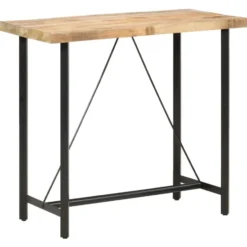 vidaXL - Bartafel - Bruin - Hout - 120 x 58 x 107 cm