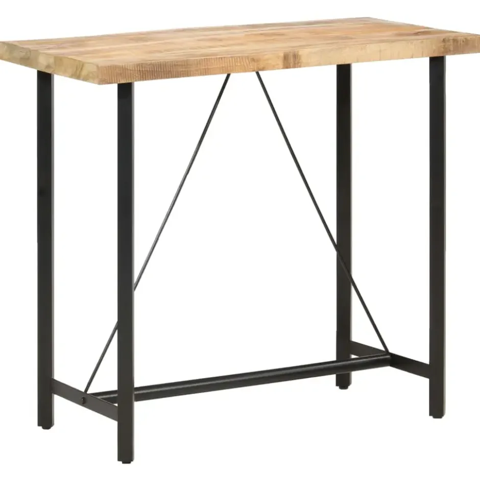 vidaXL - Bartafel - Bruin - Hout - 120 x 58 x 107 cm