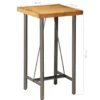 vidaXL - Bartafel - Bruin - Hout - 60 x 60 x 107 cm