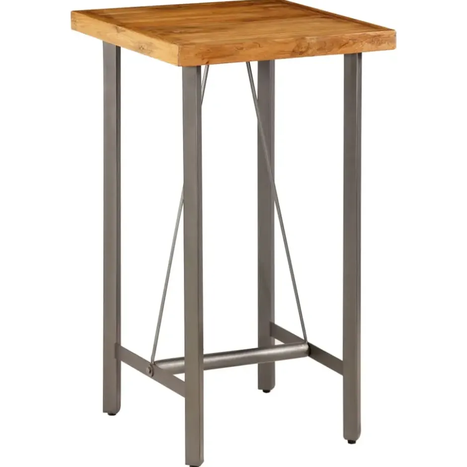 vidaXL - Bartafel - Bruin - Hout - 60 x 60 x 107 cm