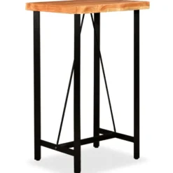 vidaXL - Bartafel - Bruin - Hout - 60 x 60 x 107 cm