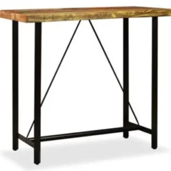 vidaXL - Bartafel - Bruin - Hout - 120 x 60 x 107 cm