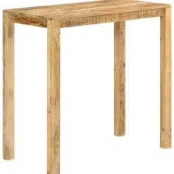 vidaXL - Bartafel - Bruin - Hout - 112 x 55 x 108 cm
