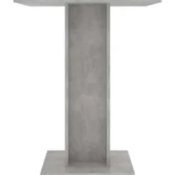 vidaXL - Bartafel - Grijs - Bewerkt hout