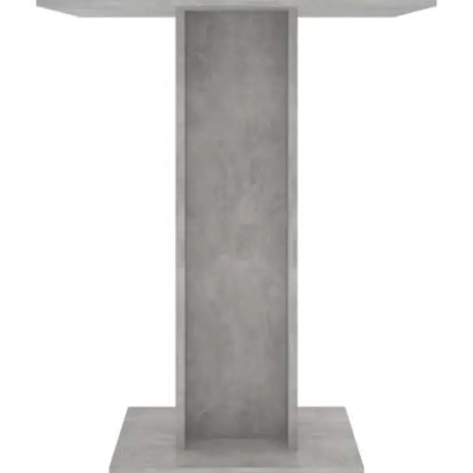 vidaXL - Bartafel - Grijs - Bewerkt hout