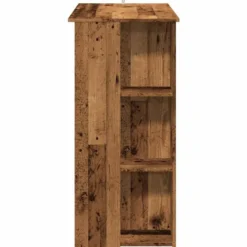 vidaXL - Bartafel met schappen - Grijs sonoma eiken - Bewerkt hout - 100x50 cm