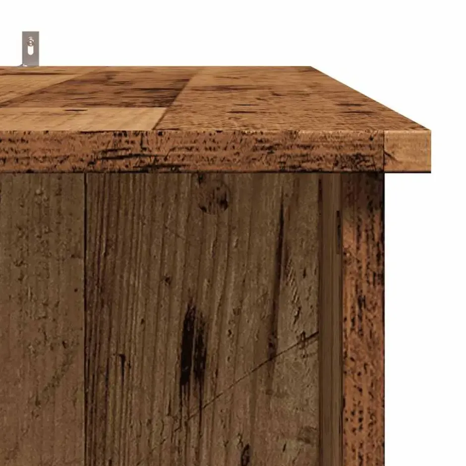vidaXL - Bartafel met schappen - Grijs sonoma eiken - Bewerkt hout - 100x50 cm