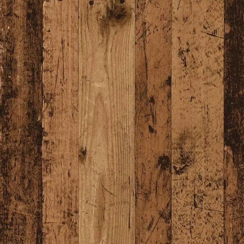 vidaXL - Bartafel met schappen - Grijs sonoma eiken - Bewerkt hout - 100x50 cm