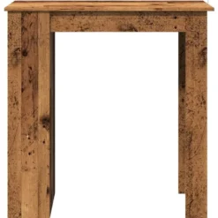 vidaXL - Bartafel met schappen - Oud hout - Bewerkt hout - 102x50 cm