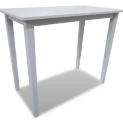 vidaXL - Bartafel - Wit - Hout