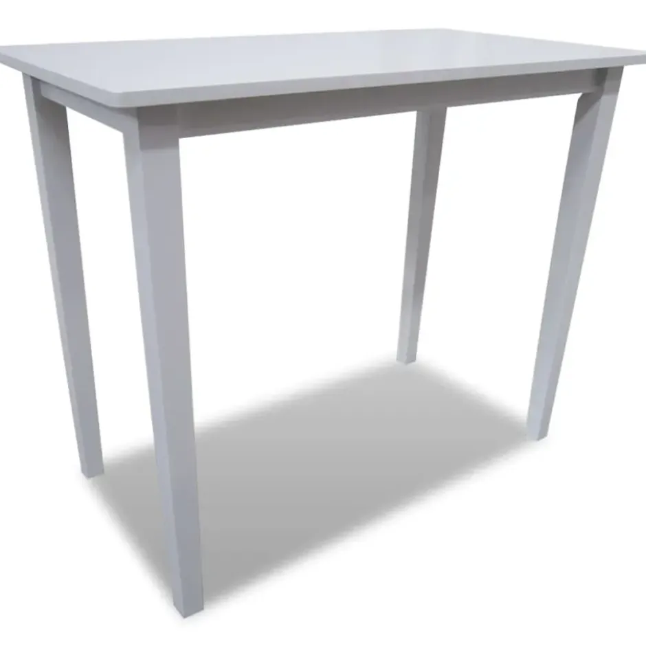 vidaXL - Bartafel - Wit - Hout