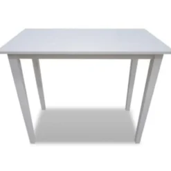 vidaXL - Bartafel - Wit - Hout