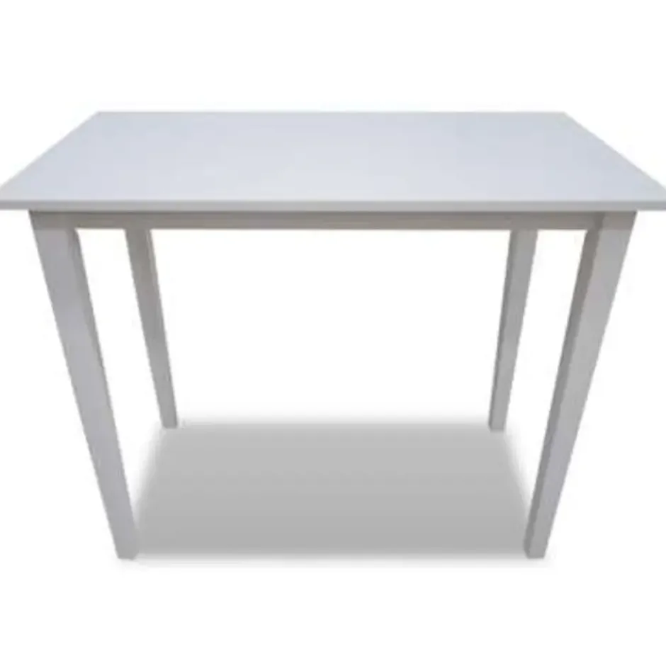 vidaXL - Bartafel - Wit - Hout