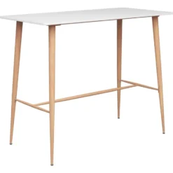 vidaXL - Bartafel - Wit - MDF