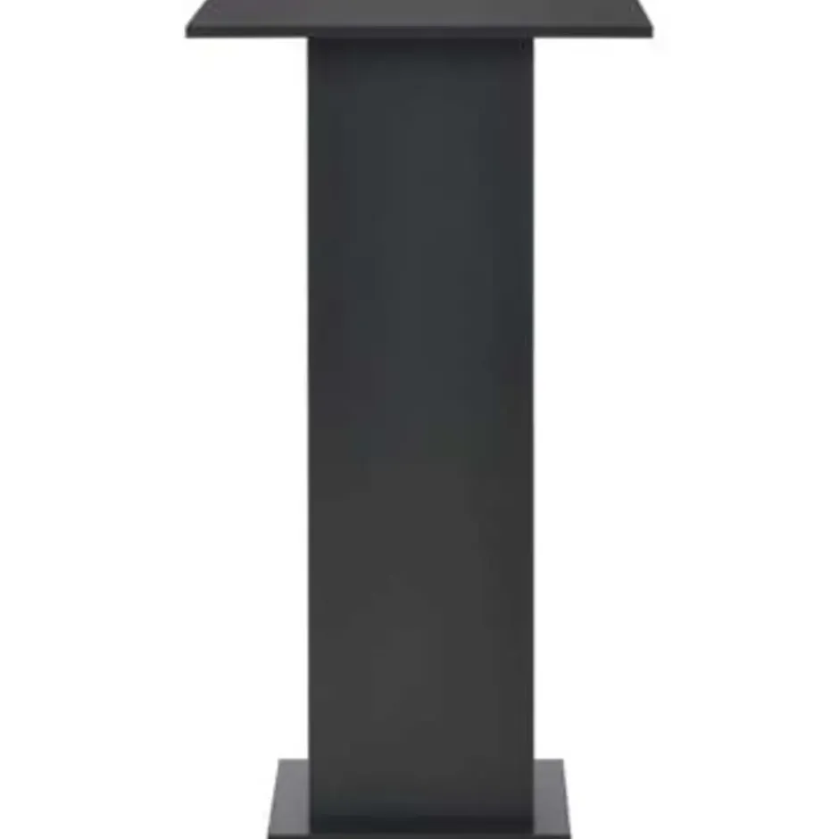 vidaXL - Bartafel - Zwart - Bewerkt hout