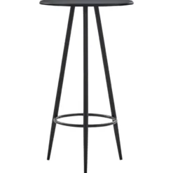 vidaXL - Bartafel - Zwart - MDF