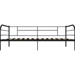 vidaXL - Bedbank - Zwart - Metaal - 90 x 200 cm
