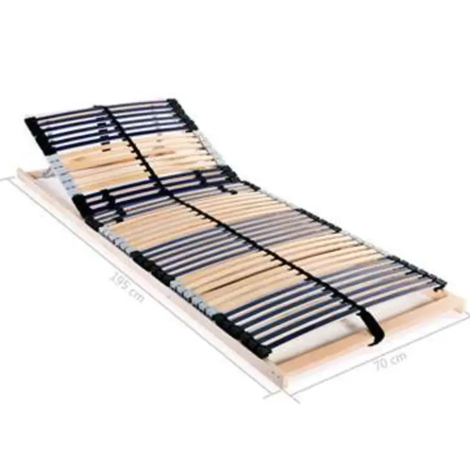vidaXL - Bedbodem - Bruin - Hout - 70 x 200 cm