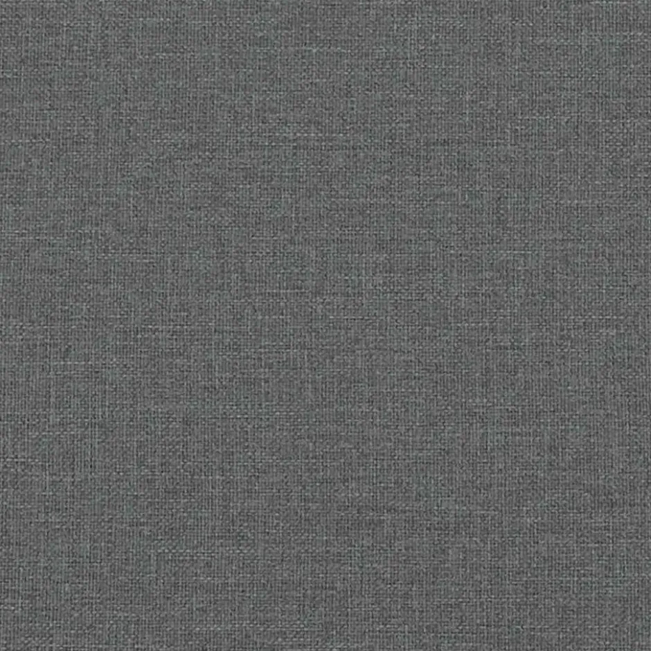 vidaXL - Bed frame Dover met hoofdbord - Donkergrijs - Stof - 80x200 cm