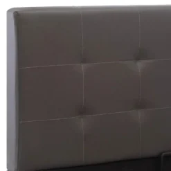 vidaXL - Bedframe - Grijs - Kunstleer - 120 x 200 cm