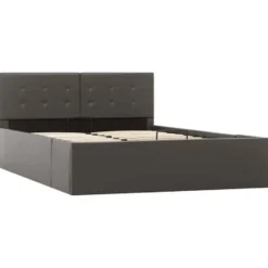 vidaXL - Bedframe - Grijs - Kunstleer - 120 x 200 cm