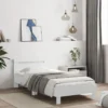 vidaXL - Bed frame met hoofdbord - Wit - Bewerkt hout - 100x200 cm