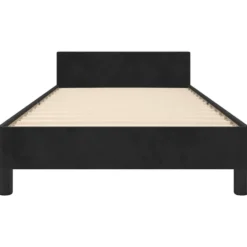 vidaXL - Bed frame met hoofdeinde - Wit - Metaal - 90 x 200 cm