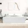vidaXL - Bed frame met hoofd- en voeteneinde - Wit - 140x200 cm
