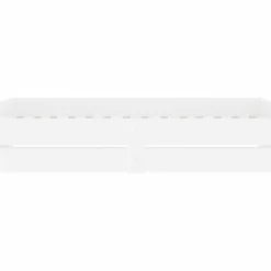 vidaXL - Bedframe met lades - Wit - Bewerkt hout - 90 x 190 cm
