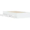 vidaXL - Bed frame met lades - Wit - Bewerkt hout - 90x200 cm