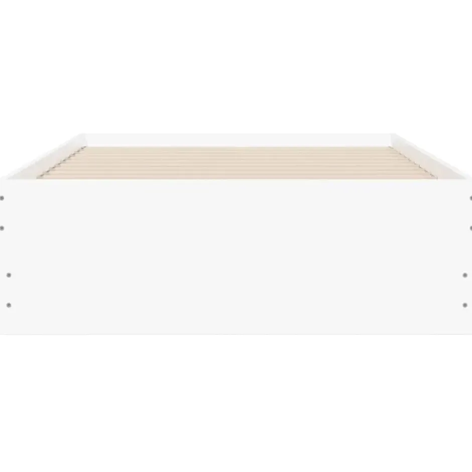 vidaXL - Bed frame met lades - Wit - Bewerkt hout - 90x200 cm