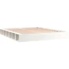 vidaXL - Bed frame met opbergruimte - Wit - Massief hout - 140x200 cm