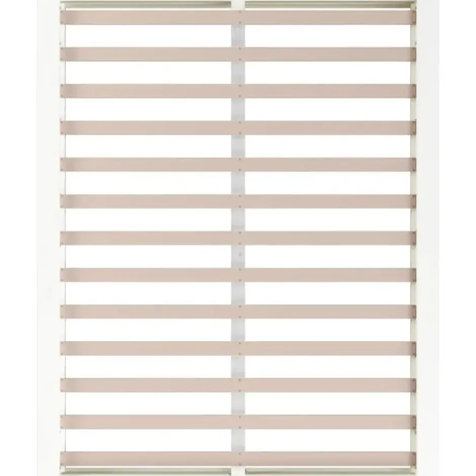 vidaXL - Bed frame met opbergruimte - Wit - Massief hout - 140x200 cm