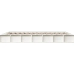 vidaXL - Bed frame met opbergruimte - Wit - Massief hout - 160x200 cm