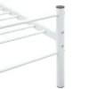 vidaXL - Bedframe - Wit - Metaal - 100 x 200 cm